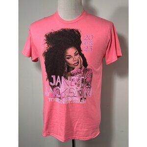 Janet Jackson Together Again Tour 2023 Pink T-Shirt Ludacris Size M